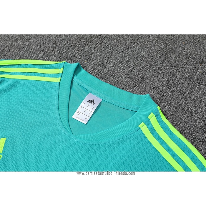 Chandal del Juventus 2022 2023 Manga Corta Azul y Verde - Pantalon Corto
